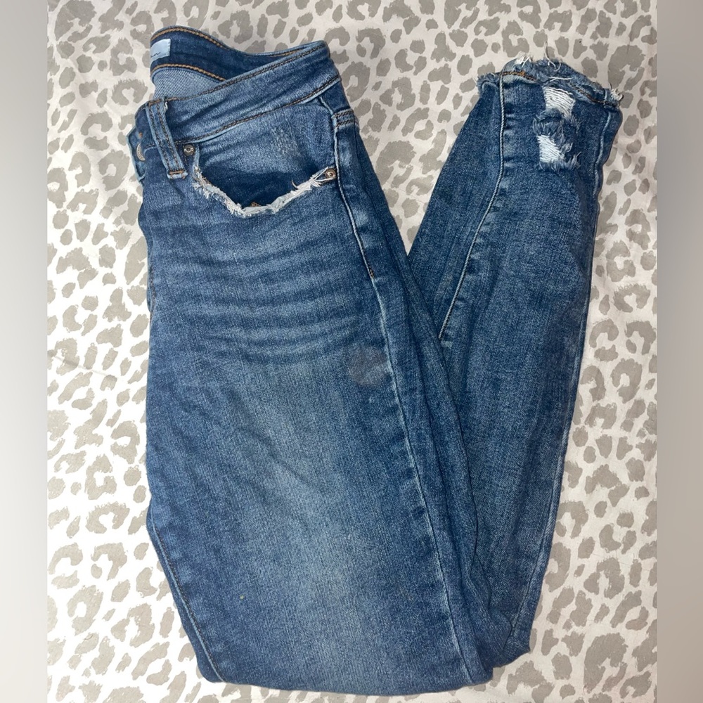 Kancan Jeans 7/27 High Rise Skinny